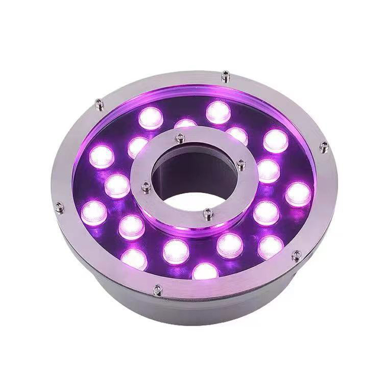 LED Fountain &amp; Gushing Spring Light, Waterproof Colorful Underwater Spotlight, Landscape Submersible Lamp for Pool, Fish Pond