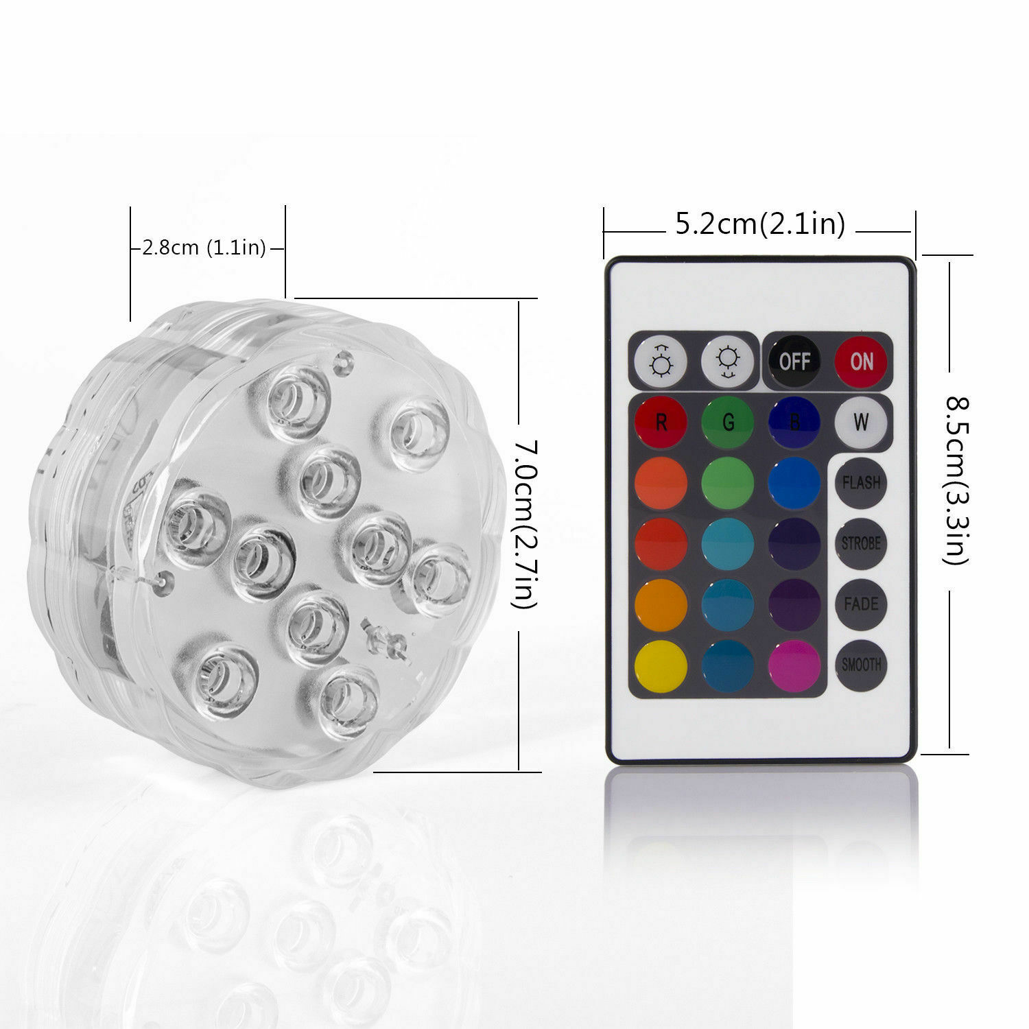 RGB Submersible Light Detail 1