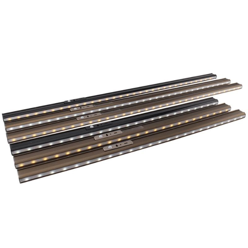 PIR Infrared Wardrobe Linear Ceiling Motion Sensor Cabinet Wardrobe Closet Battery Powered LED Light Bar