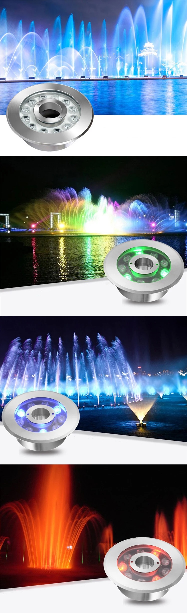 Water LED Nozzle Light