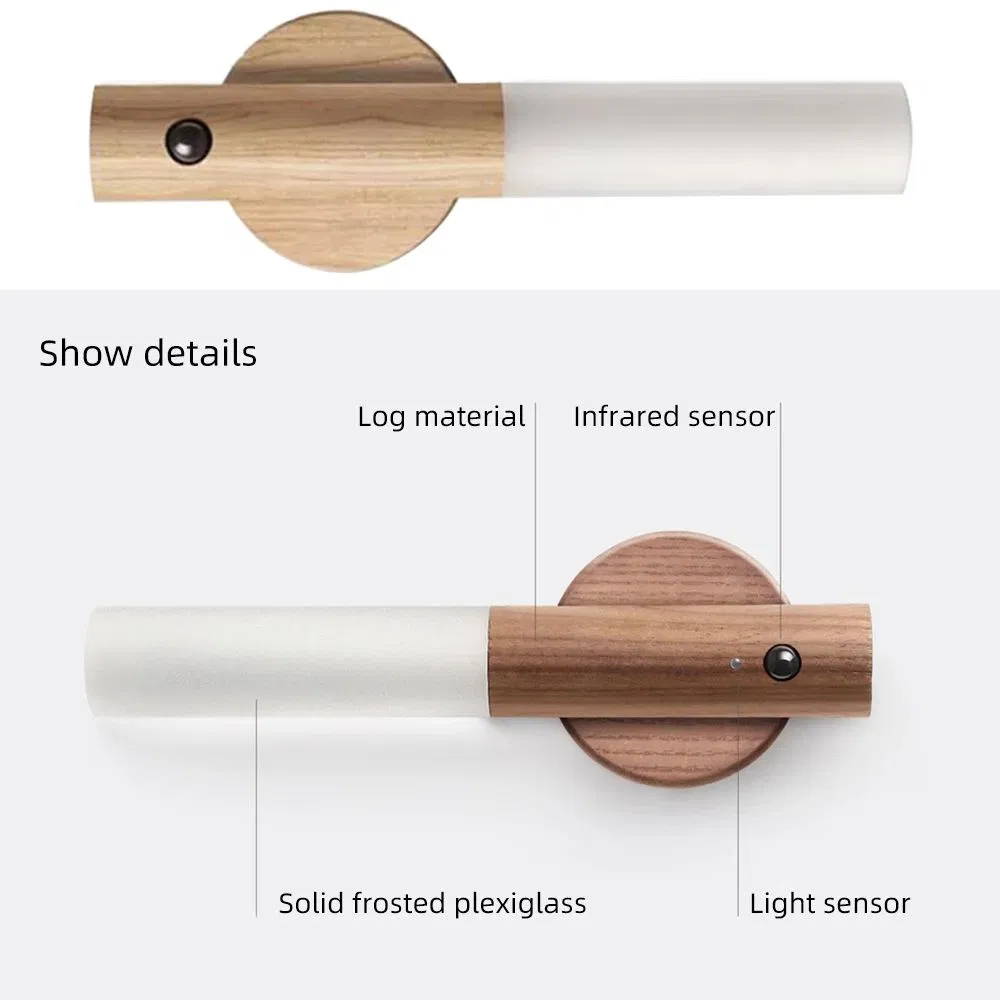 USB Rechargeable LED Magnetic Motion Sensor Light for Indoor Wardrobe