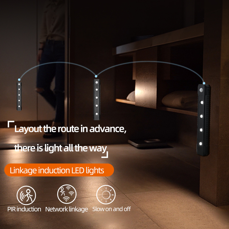 Motion Activated Night Light, Replacement AA Battery Operated Lights