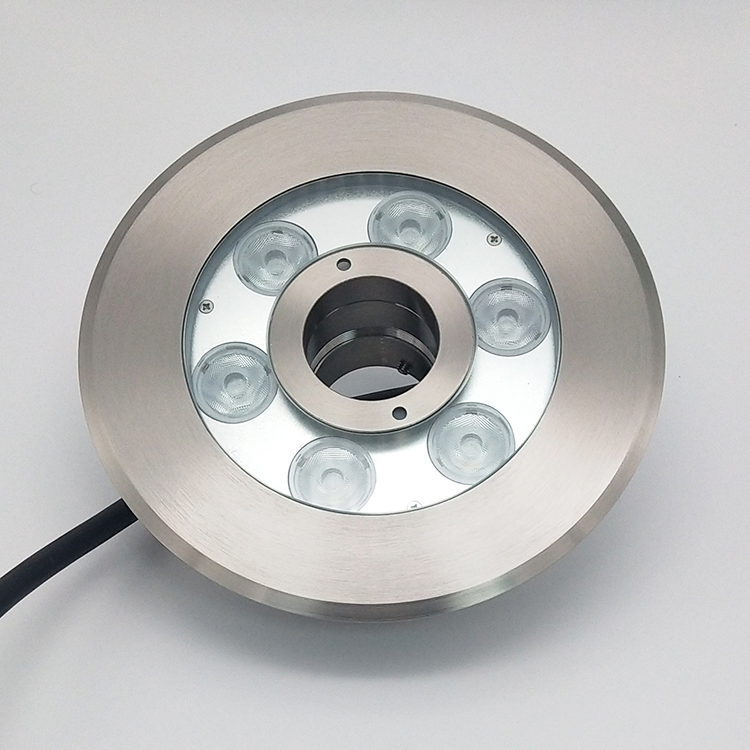 RoHS IP68 Waterproof Stainless Steel 24VDC LED Pool Underwater Water Jet Fountain Lights