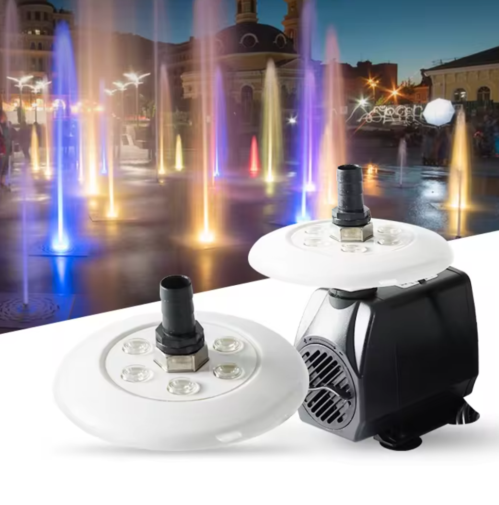 15W LED Fountain Water Landscape Lighting Swimming Ambient Lamp Multi RGB Color Changing Pump Pool Lights LED Underwater Light
