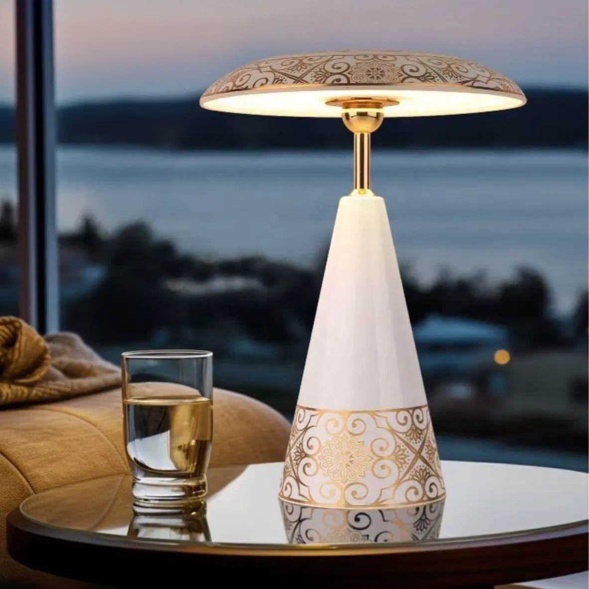 Versatile Magnetic LED Mushroom Lamp with Touch Control