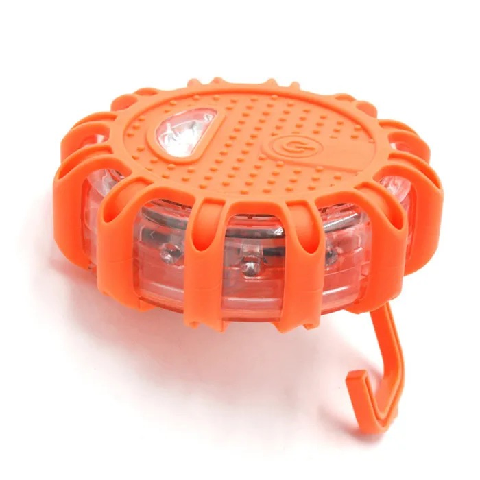 Vehicle 1pack LED Road Safety Flare Flashing Warning Light Magnetic Traffic Roadside