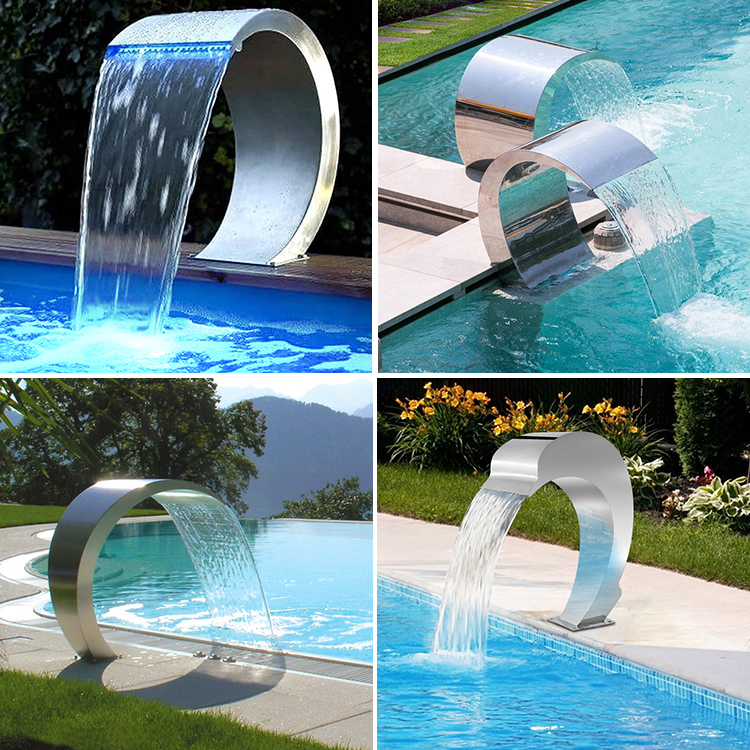 Big Colorful Music Dancing Garden Water Fountain Music Dance LED Fountains Lights with Pump