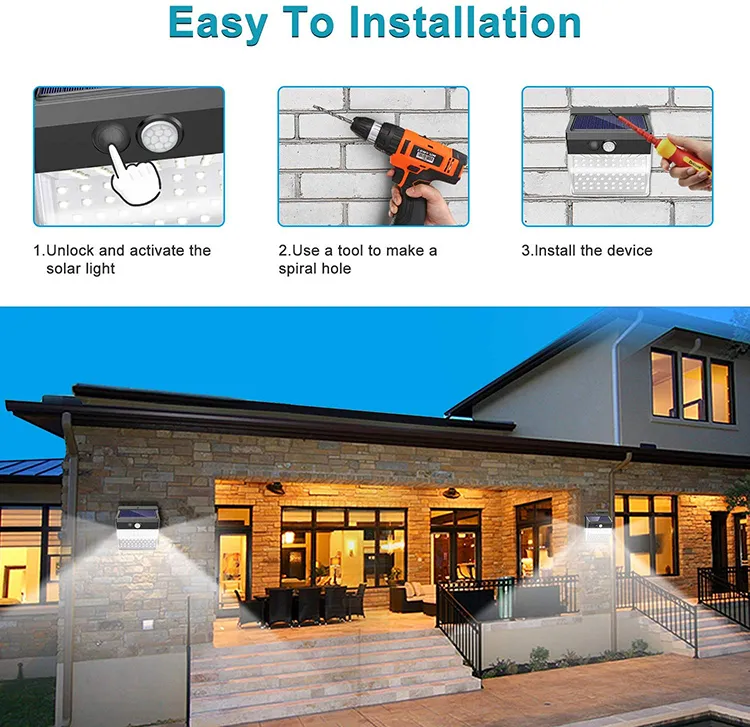 LED Solar Wall Light