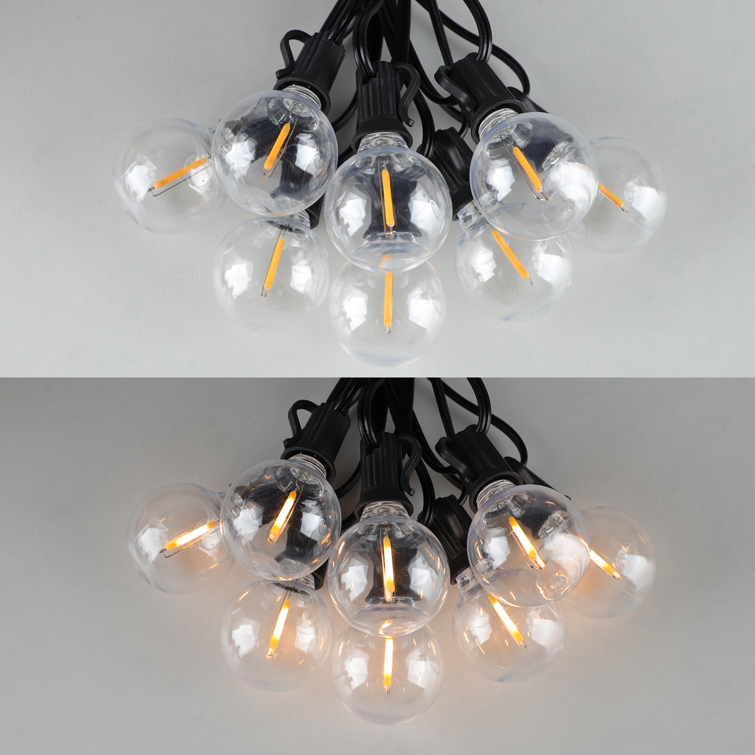9M 15M 22M Festoon LED String Light G40 Shatterproof Globe Bulb Patio Light Outdoor Garland Light For Garden Wedding Decoration