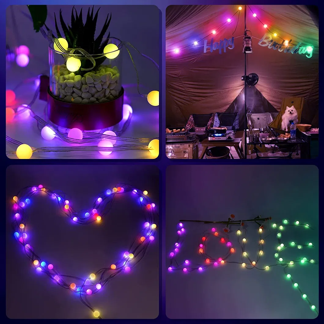 Smart Bluetooth Rgbic String Light 1