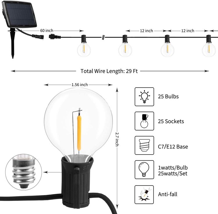 Solar String Light Specification