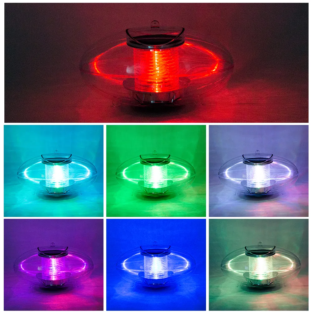 RGB Colorfull Solar Floating Pool Light Detail 3