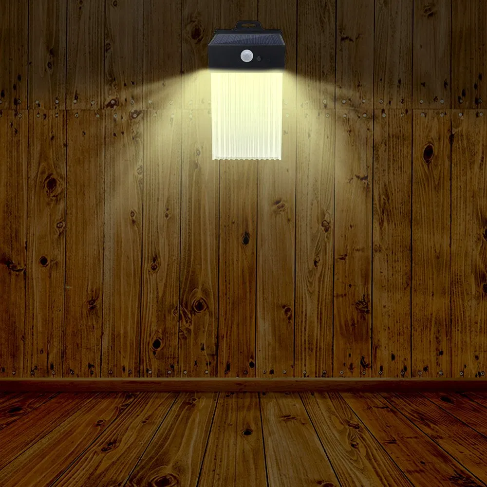Outdoor Motion Sensor LED Wall Lamp Security Lantern Emergency Solar Garden Light