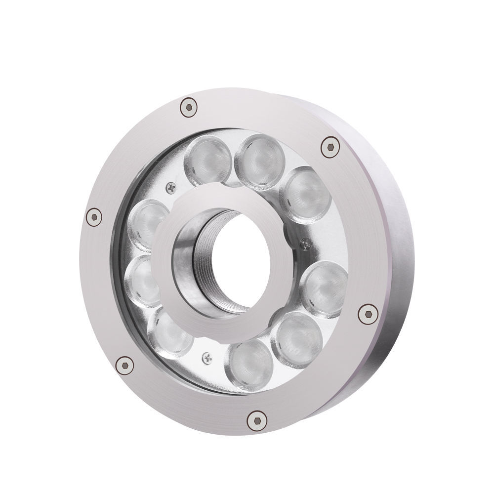 High Quality IP68 18W LED Underwater Waterfall Commercial Submersible Fountain Lights Fo