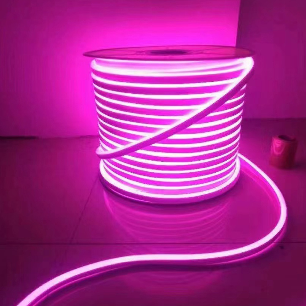 IP67 Linear Banda Led Neon 220v Smd2835 Cuttable Outdoor Led Rope Lights Dome 8x16mm Neon Rope Light Led Neon Flexible