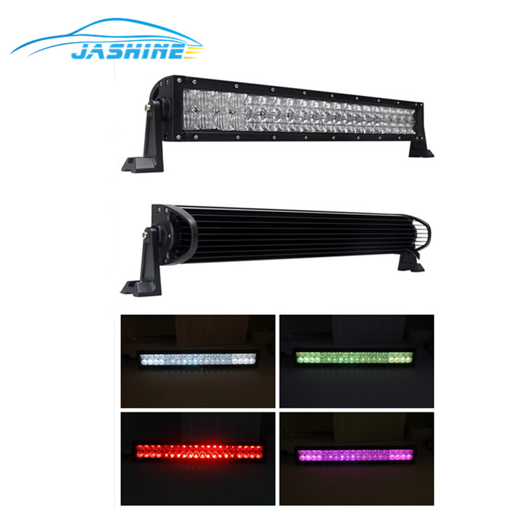 Super Bright 240W LED Light Bar with Wireless Remote Control 5D RGB LED Light Bar