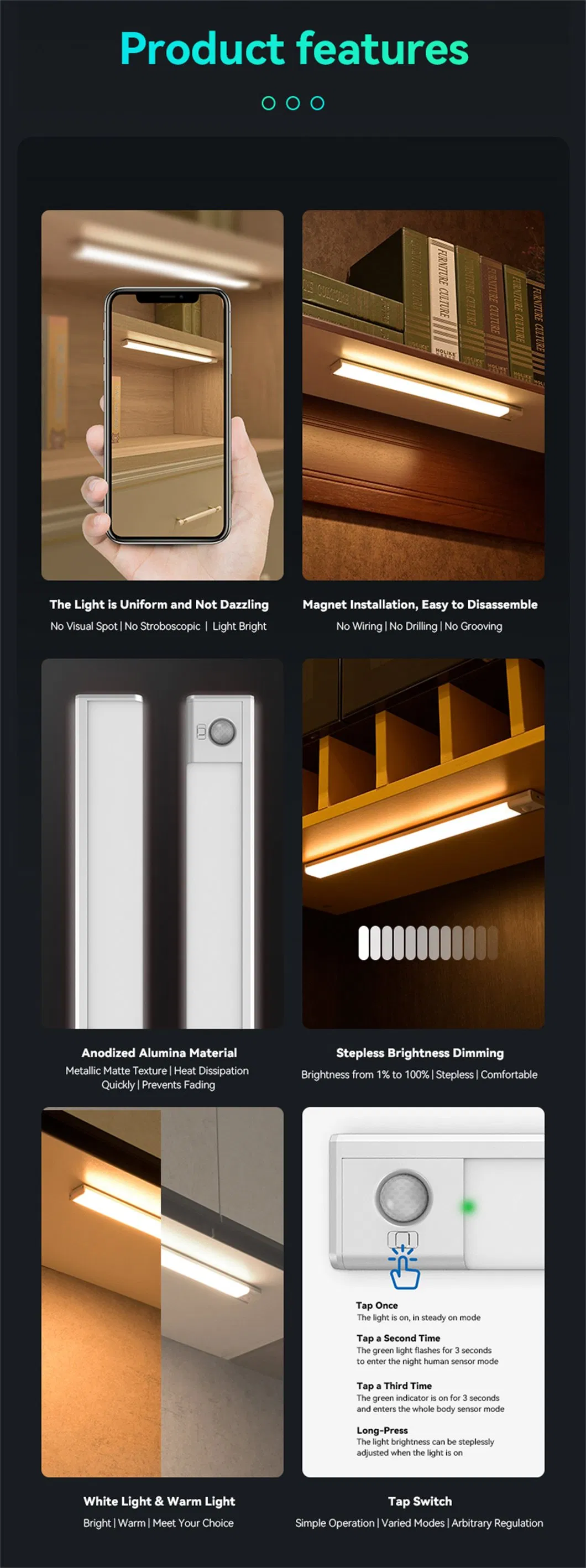 PIR LED Night Light 6