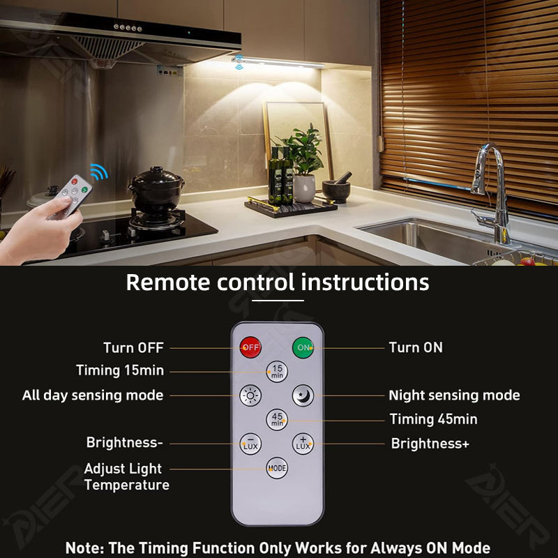 Wireless Under Cabinet LED Light with Motion Sensor Technology