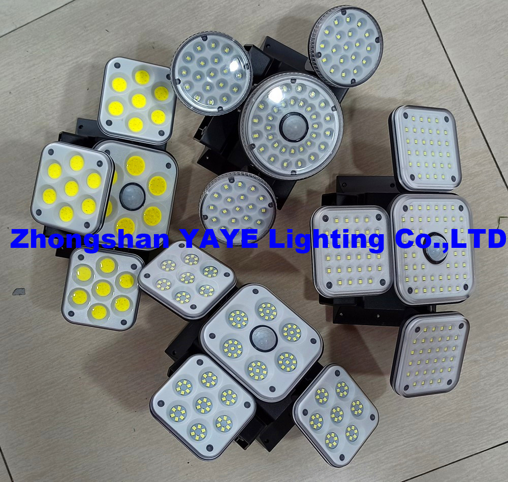 Yaye CE/RoHS 2023 Hottest Sell Supplier Price Outdoor IP66 Waterproof Solar LED Wall Light with Remote Controller/Motion Sensor/3 Years Warranty