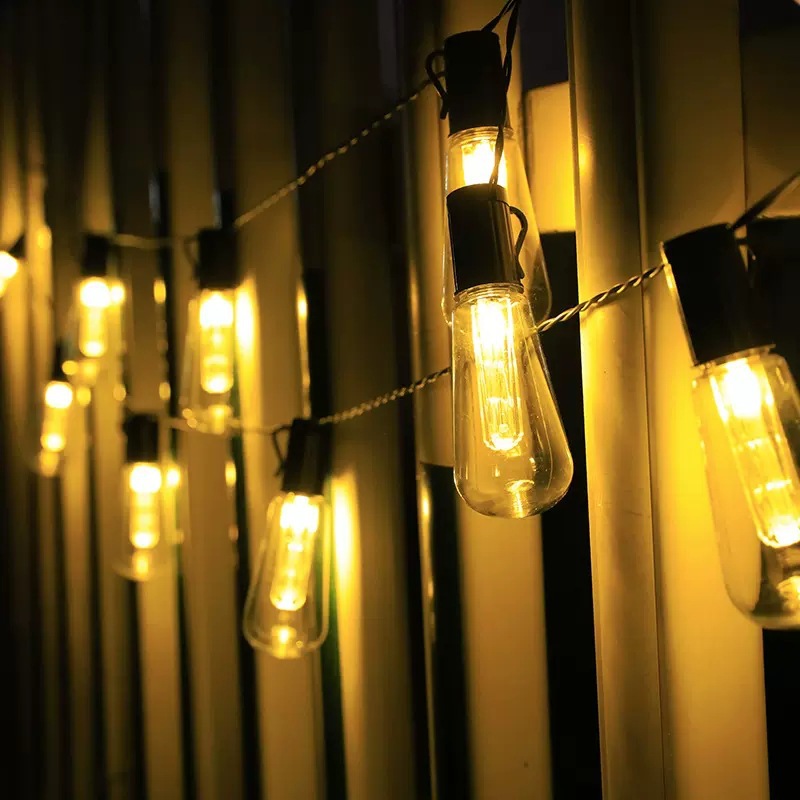 Edison LED Retro Solar Light Bulb Waterproof IP44 Rated for Home Garden &amp; Christmas Decorative String Camping Lighting