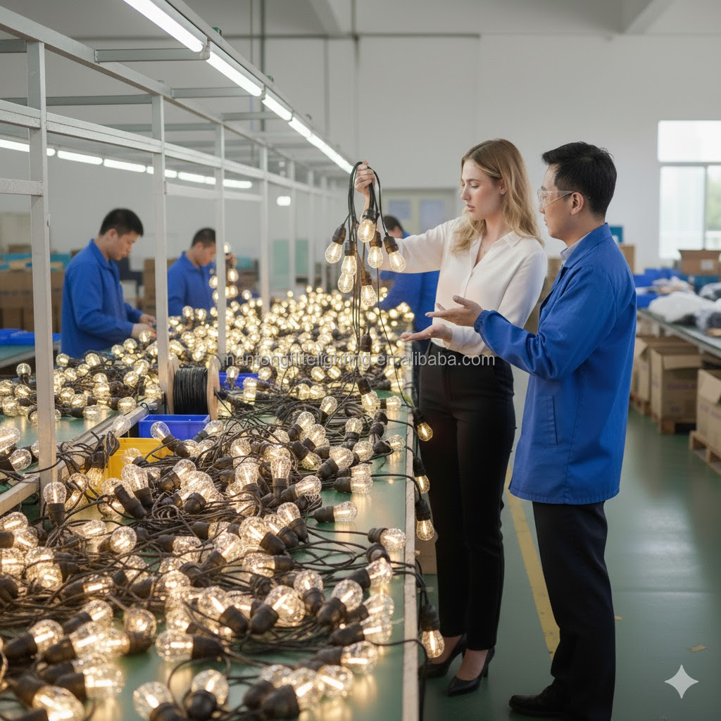 Shatterproof Waterproof Edison 10m 48ft/15m S14 Holiday Garden Garland Patio Cafe Decor Outdoor LED Festoon String Light