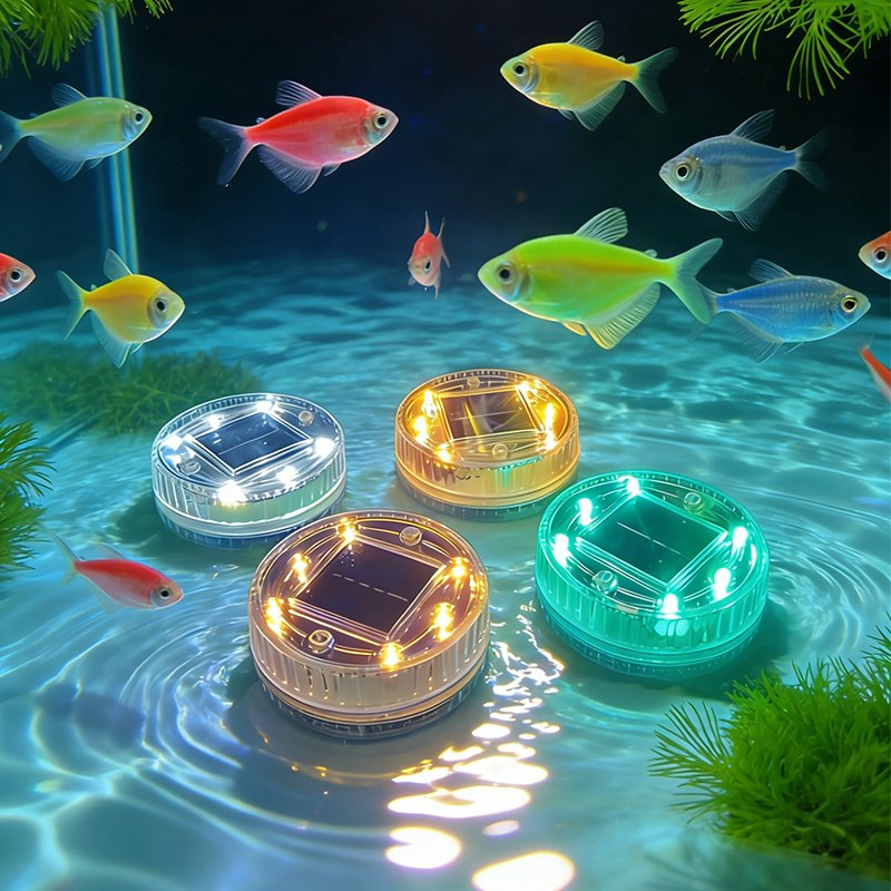 Submersible RGB LED Color Changing Lamp Solar Powered Decorative Floating Pool Lights for Swimming Pools Gardens Ponds