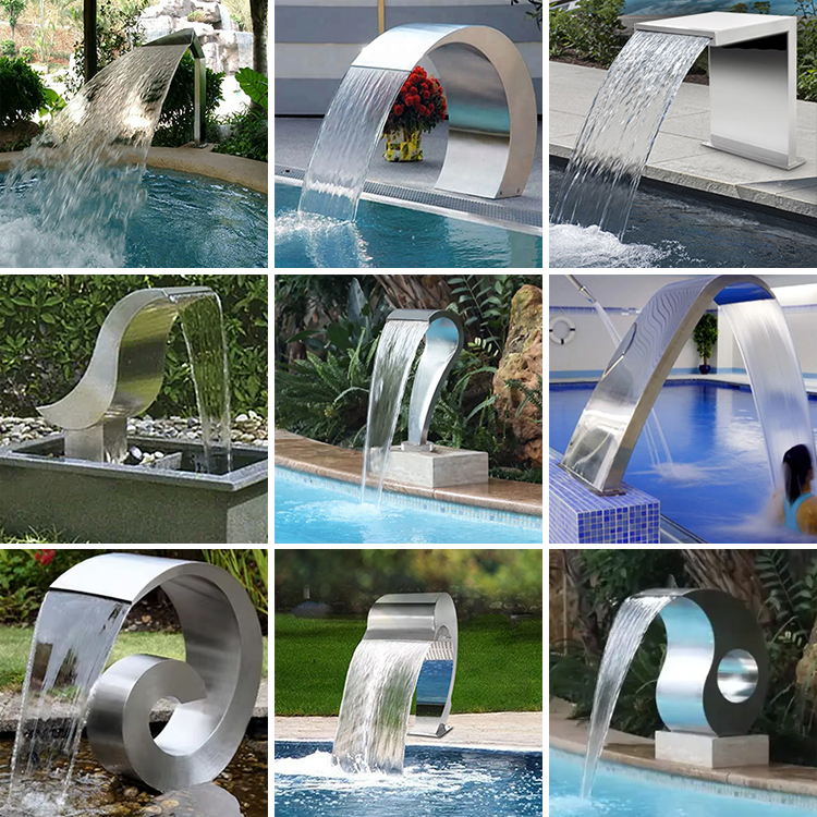 Big Colorful Music Dancing Garden Water Fountain Music Dance LED Fountains Lights with Pump