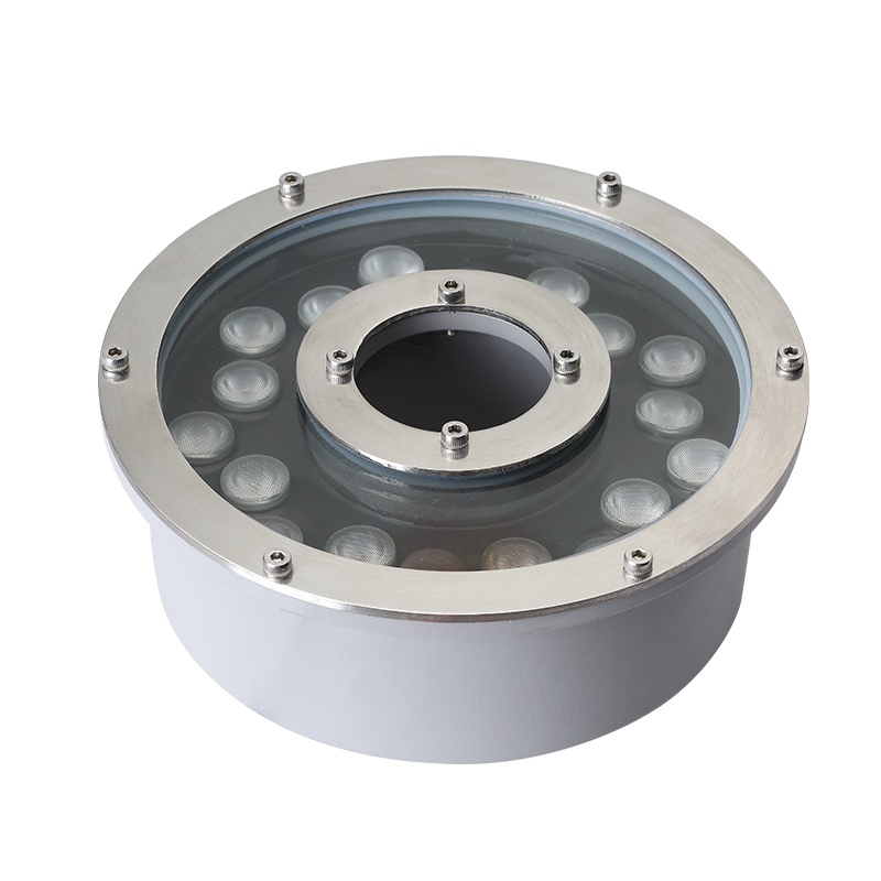 Underwater LED Fountain Underwater Light Stainless Steel IP68 Submersible RGB Low Voltage 12V24V Garden Villa Pool Light