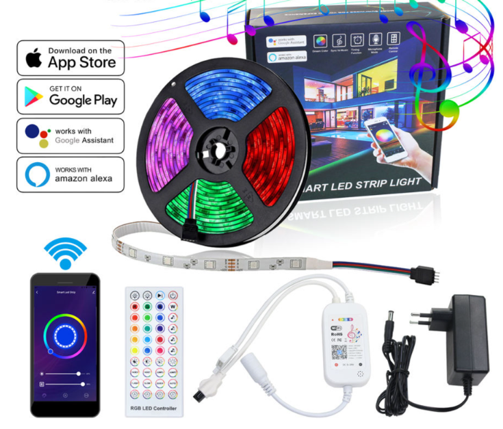 LED Neon Flexible Strip Light Kit for Home Decor