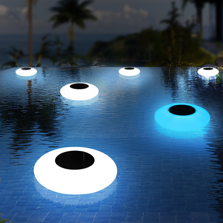 Solar LED Floating Light Colorful UFO Light Outdoor Waterproof Remote Control Lawn Light Pool Light