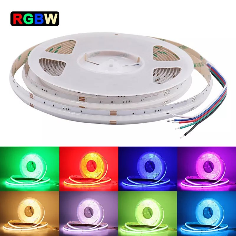 Outdoor Patio LED String Lights Waterproof RGBW COB LED Strip Light