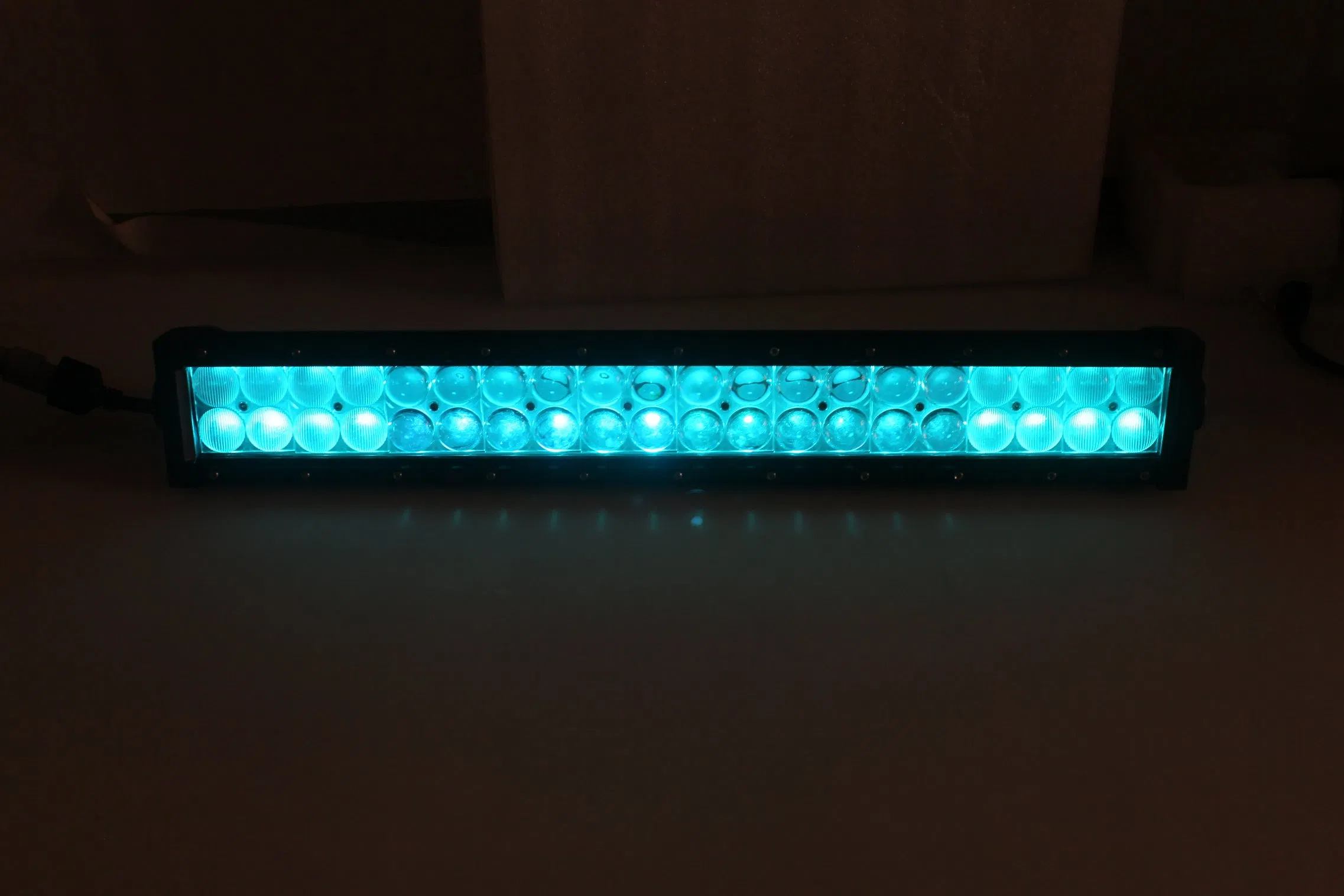 Super Bright 240W LED Light Bar with Wireless Remote Control 5D RGB LED Light Bar