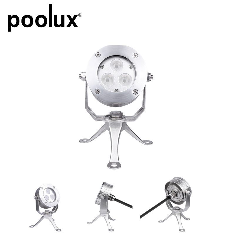 IP68 Waterproof Underwater Spotlight Swimming Pool Fountain Aquarium Landscape Lighting