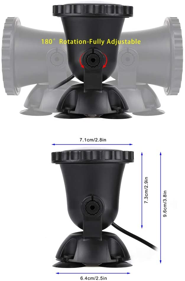 skynuo Outdoor Water Fountain Equipment Lamp Water Fountain Light LED Underwater Submersible Aquarium Spot Light