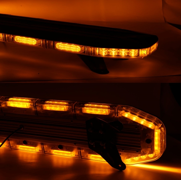 Wireless Remote Control Black Top 10 Functions 216W Emergency Vehicle Warning LED Light Bar