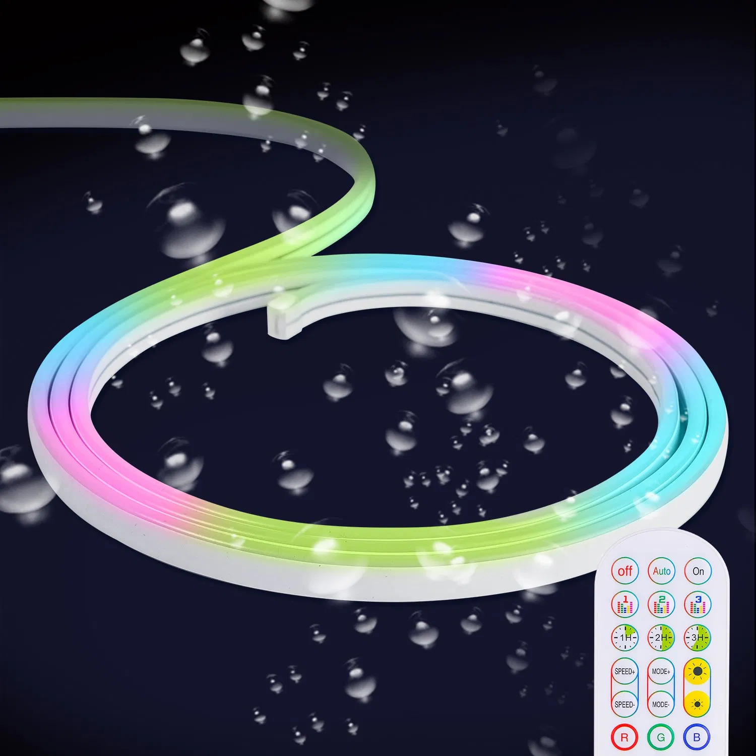 Waterproof Outdoor Indoor Neon Rope Light for Wall Garden Building Landscape