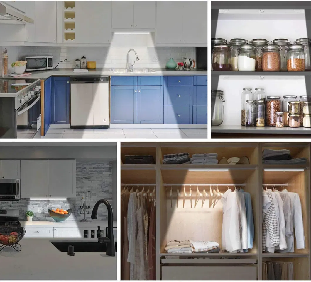Battery Operated Motion Sensor Light Under Cabinet Lighting Night Light for Closet