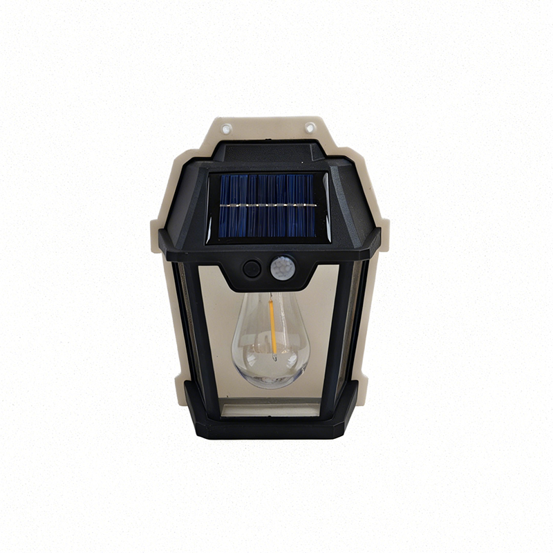 Solar LED Motion Sensor Wall Light Outdoor Waterproof Vintage Lantern for Patio Garden Fence