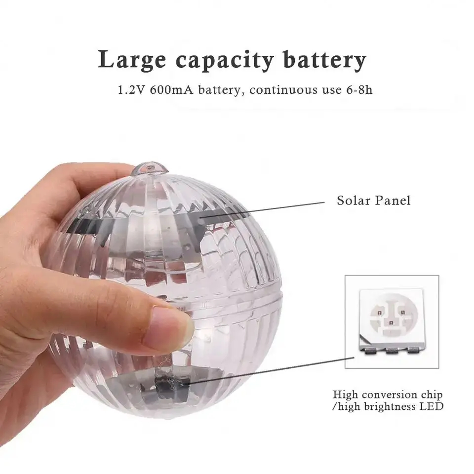 Solar Floating LED Pool Light for Pools Pond Fountain Ez27974