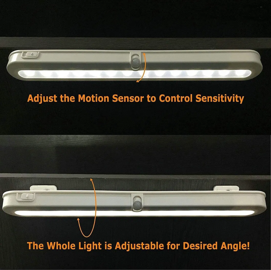 Battery Operated Motion Sensor Light Under Cabinet Lighting Night Light for Closet