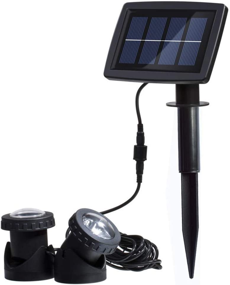 Solar Pond Solar Spot Light IP68 Waterproof Underwater Landscape Color Changing Waterfall Light Garden Fountain Pool Light LED