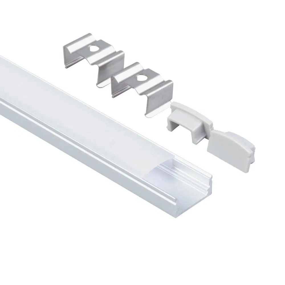 Cabinet LED Strip Light Slot U-Shaped Aluminum LED Light Bar
