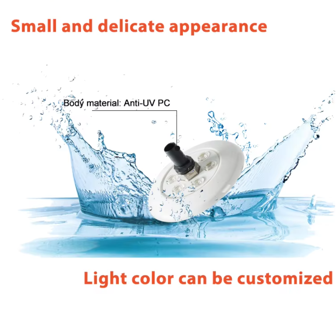 15W LED Fountain Water Landscape Lighting Swimming Ambient Lamp Multi RGB Color Changing Pump Pool Lights LED Underwater Light