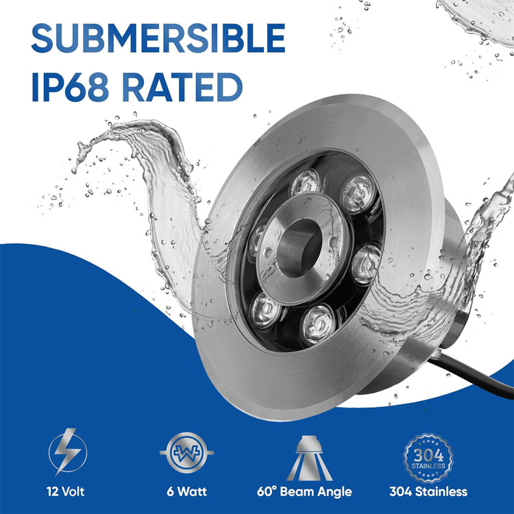 Water LED Nozzle Light