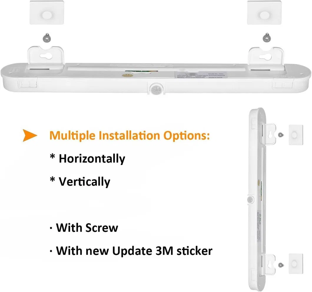 Battery Operated Motion Sensor Light Under Cabinet Lighting Night Light for Closet