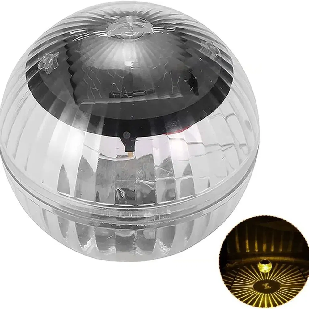Solar Floating Pool Light Waterproof Glow Globe LED Ball Lamp Ci24780