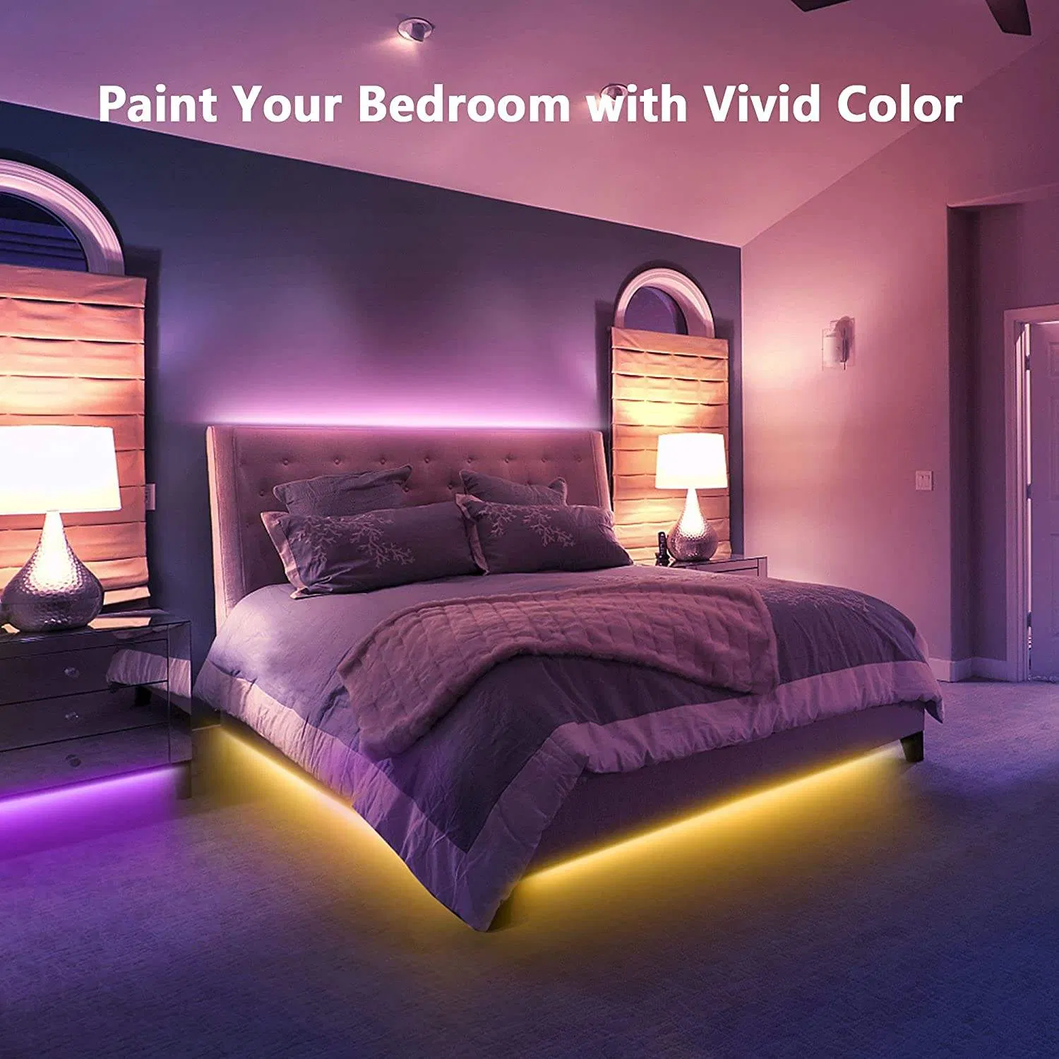 Smart Addressable WiFi RGB LED Strip Lights for Home Ambiance