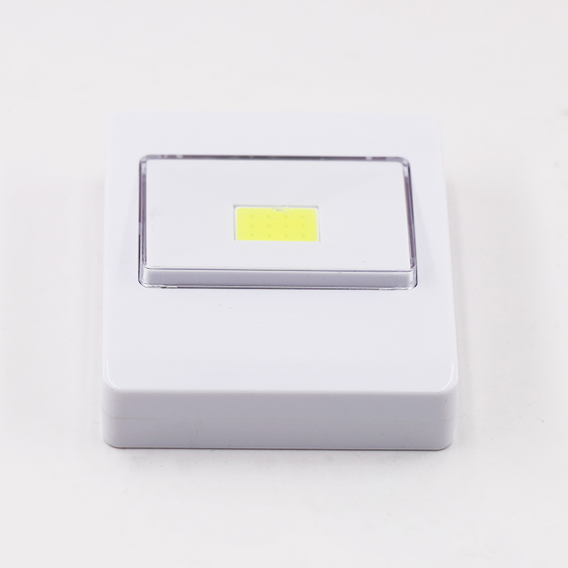 Goldmore11 Magnetic Mini COB LED Wall Night Light Camping Lamp Battery Operated Switch Light with Magnetic Back Tape for Closet