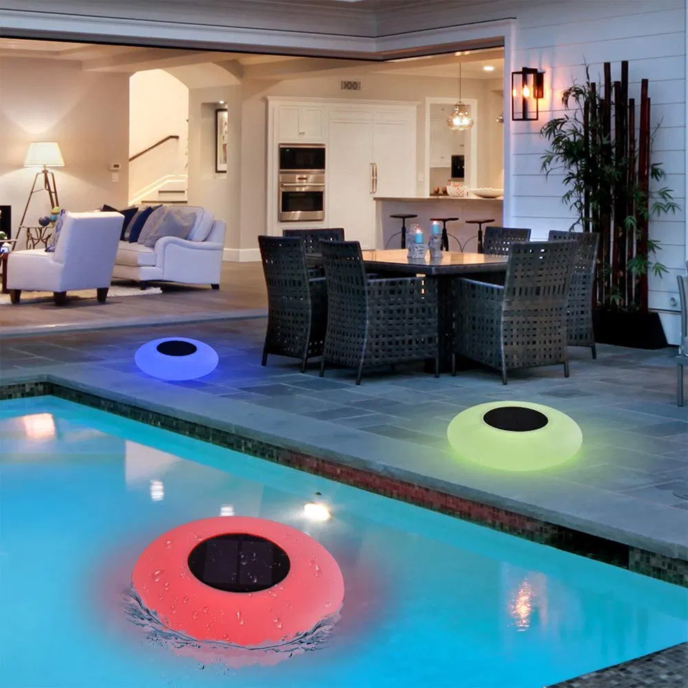 Solar RGB Decoration Lamp LED Pond Swimming Pool Floating Light