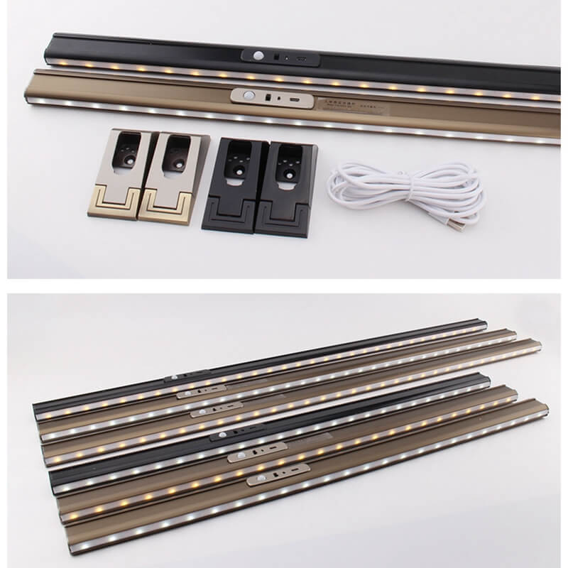 LED Battery Light Bar with PIR Motion Sensor Switch for Closet, Wardrobe, Cupboard, Cabinet